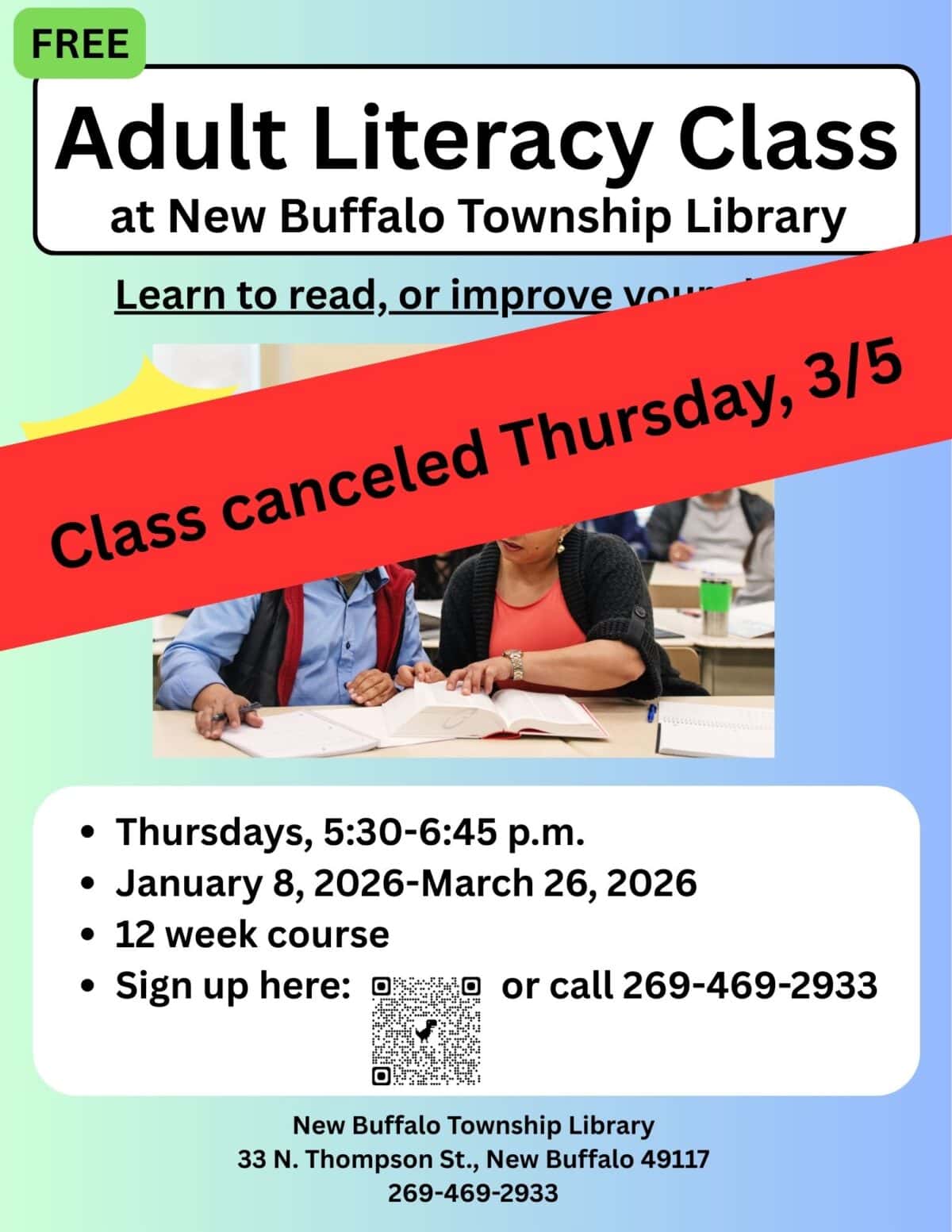 adult literacy class