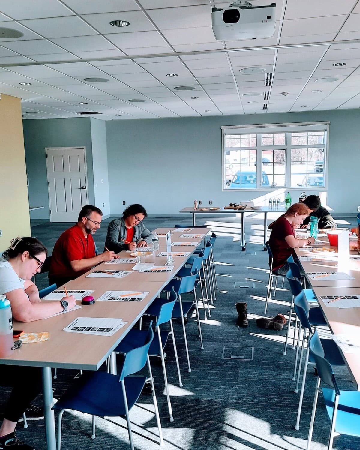 adults studying