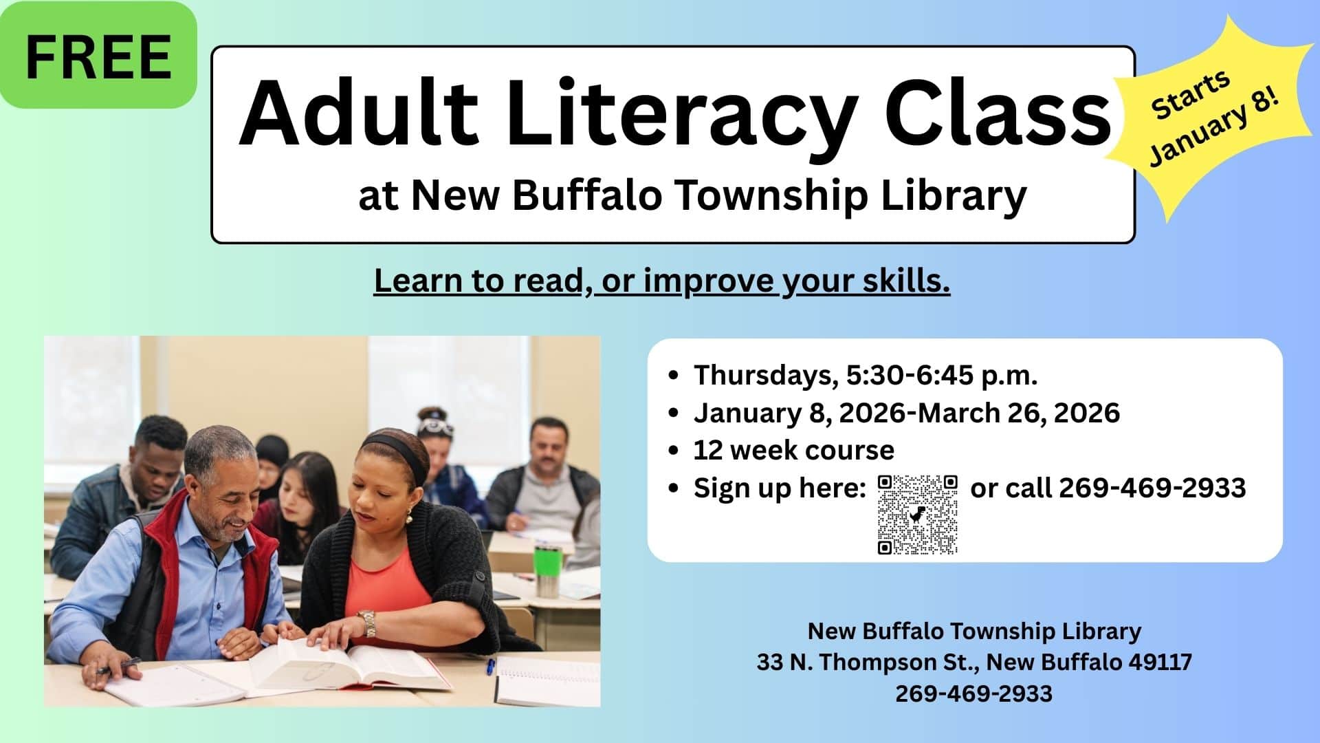 Adult Literacy Class
