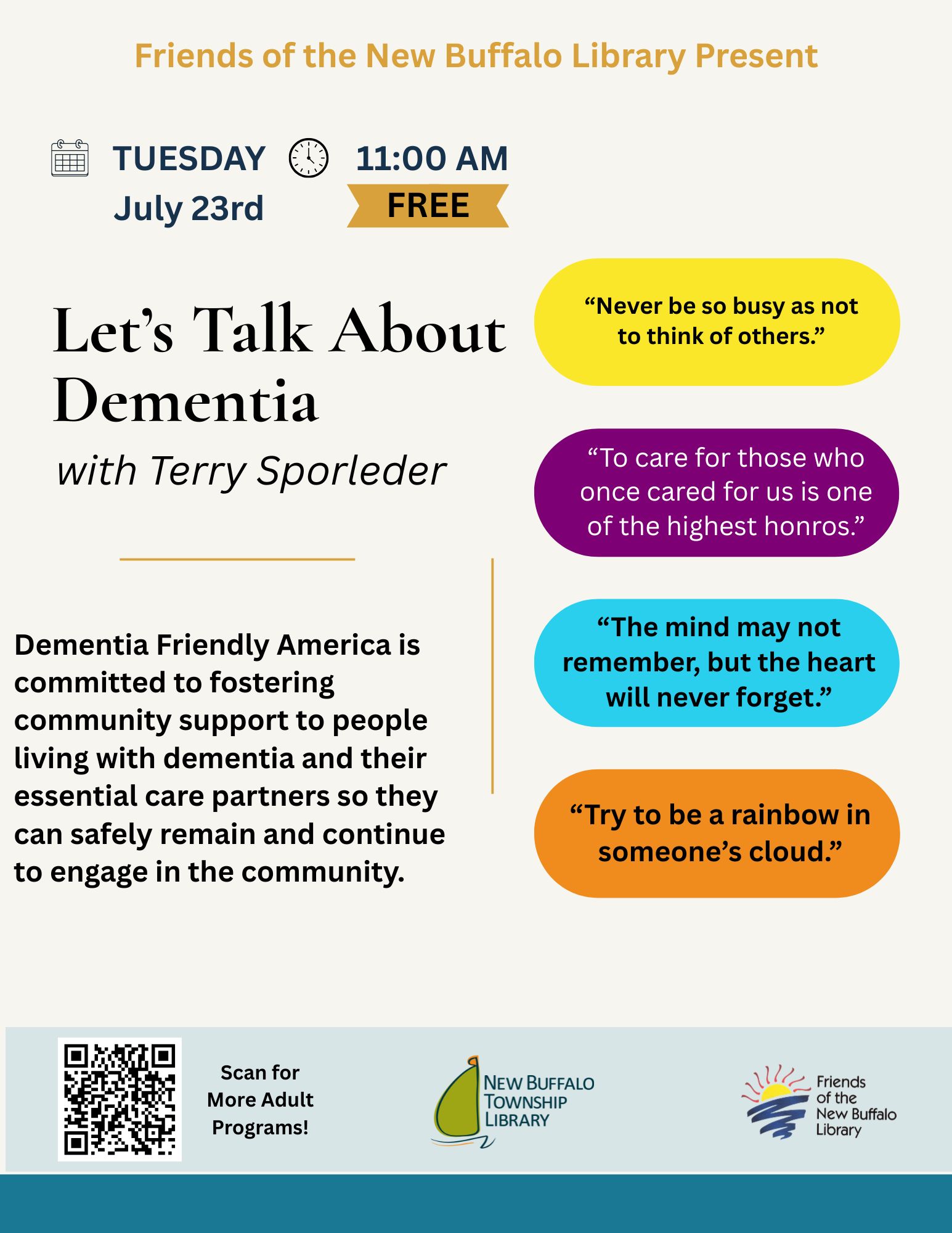 Let's Talk About Dementia with Terry Sporleder