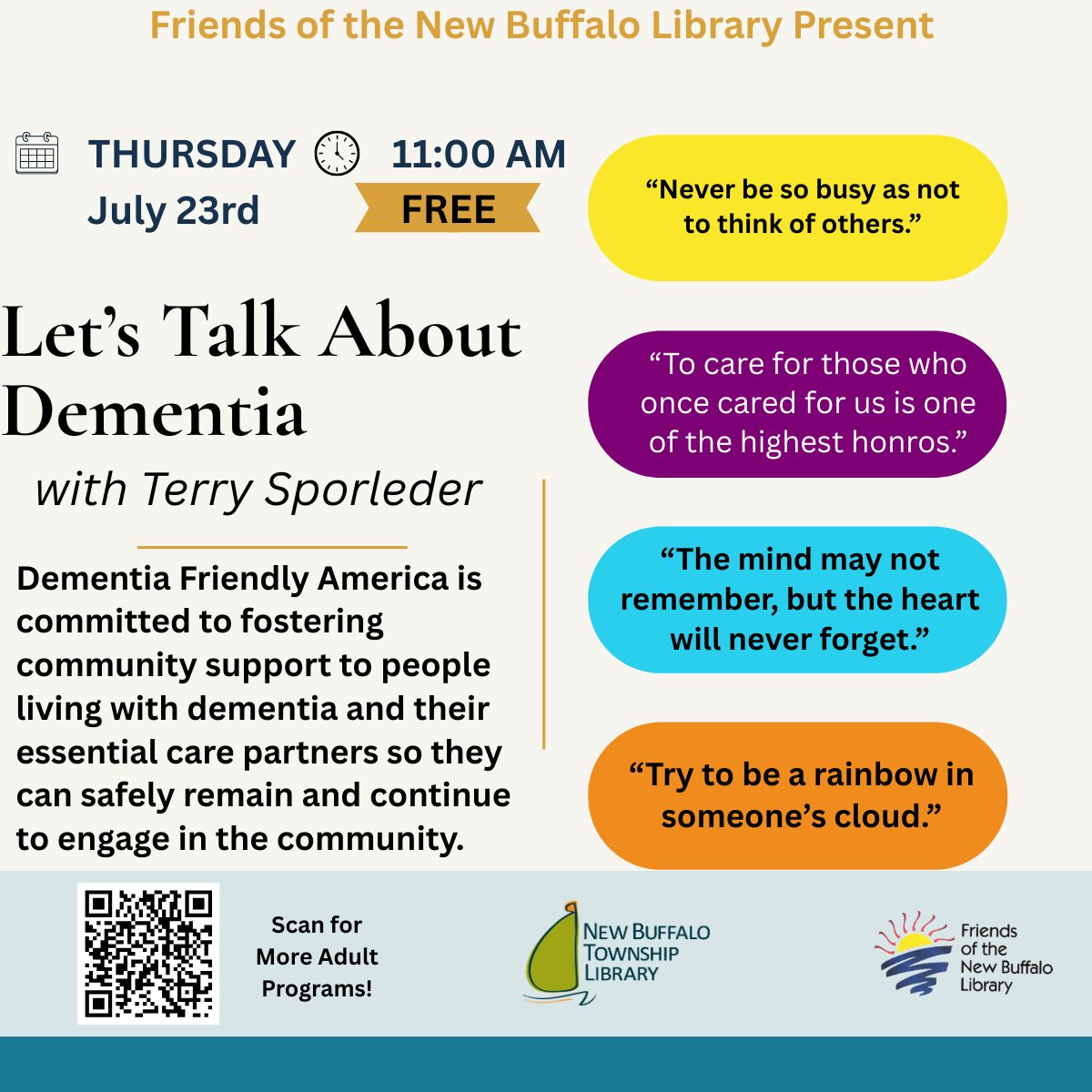 Let's Talk About Dementia with Terry Sporleder