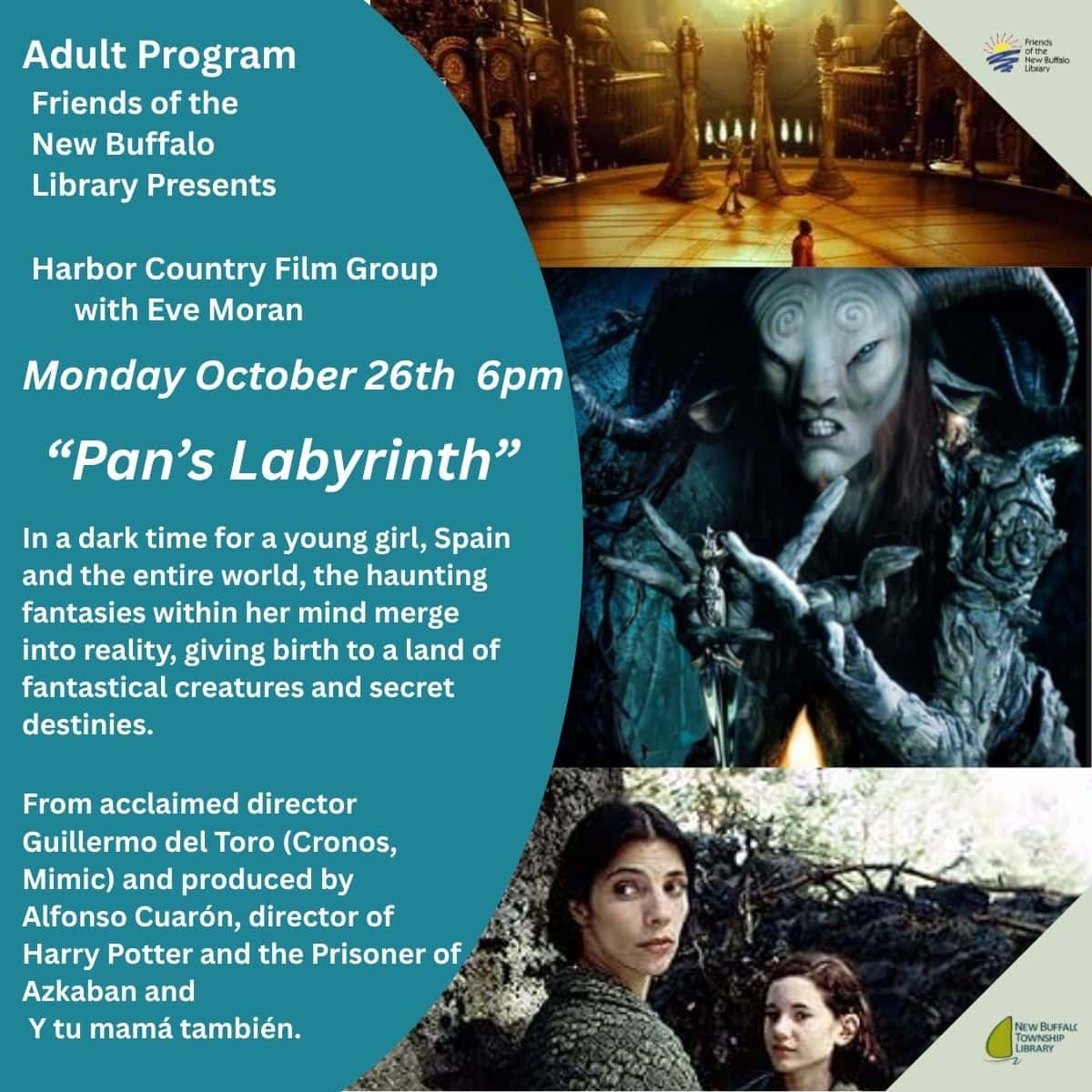 Harbor Country Film Group: Pan’s Labyrinth with Eve Moran