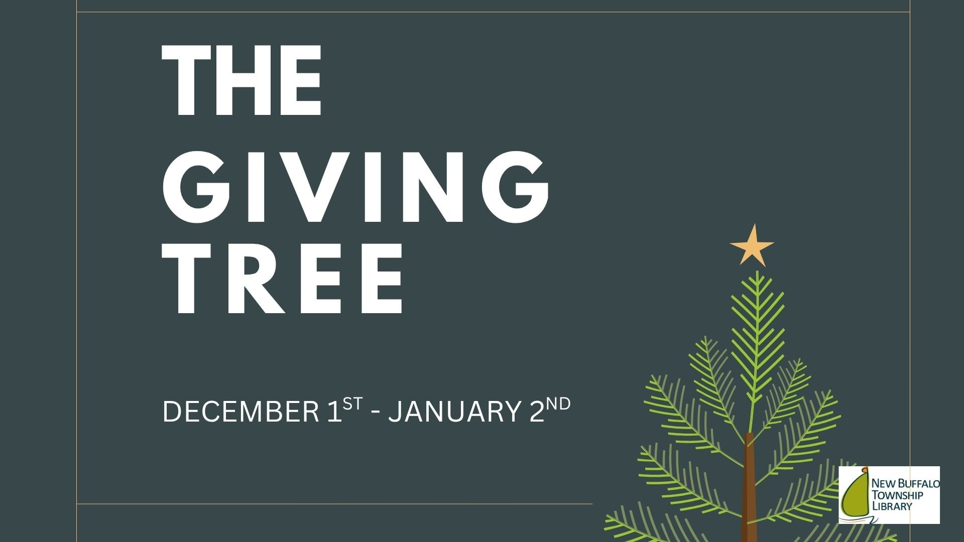 The Giving Tree Begins