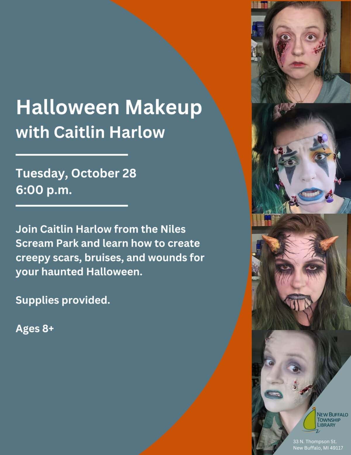 halloween makeup 8.5x11