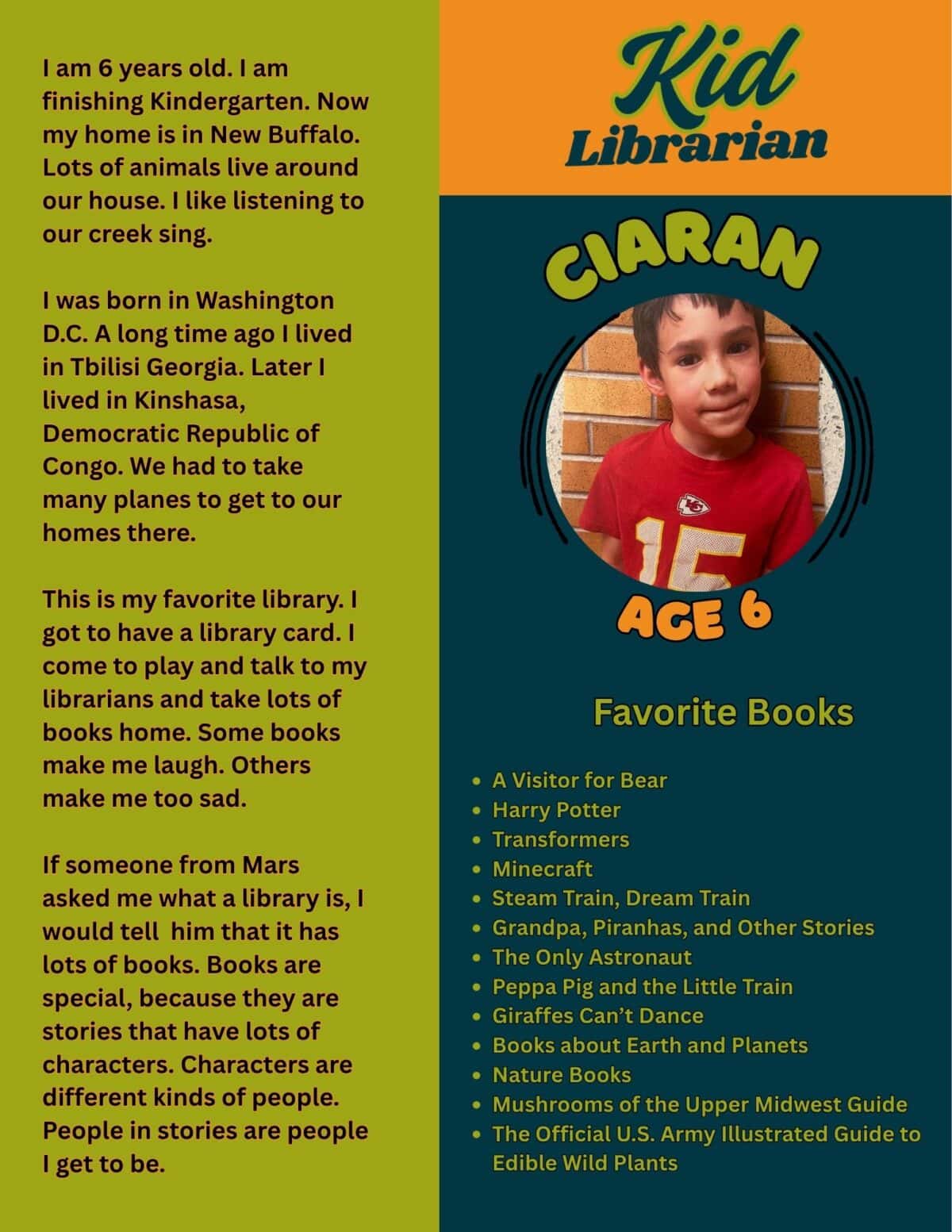 kid librarian poster jack 11x17 (8.5 x 11 in) (1)