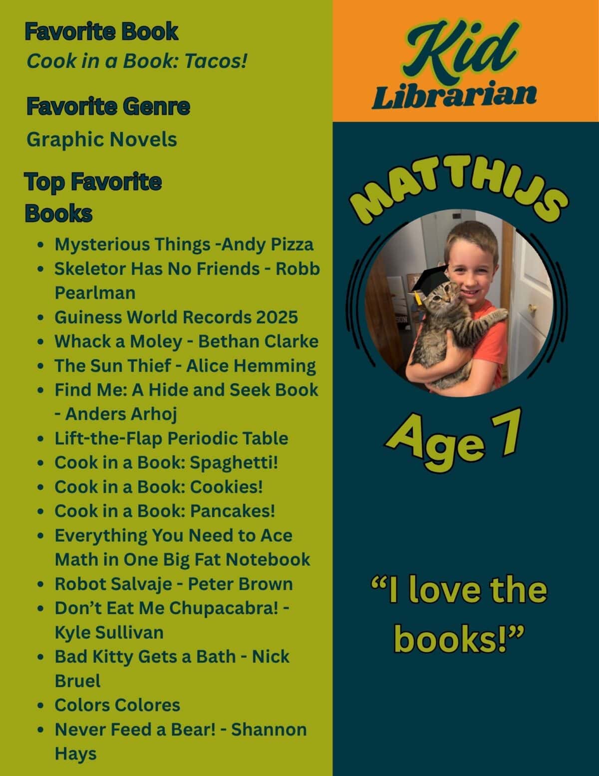 kid librarian poster jack 11x17 (8.5 x 11 in) (2)