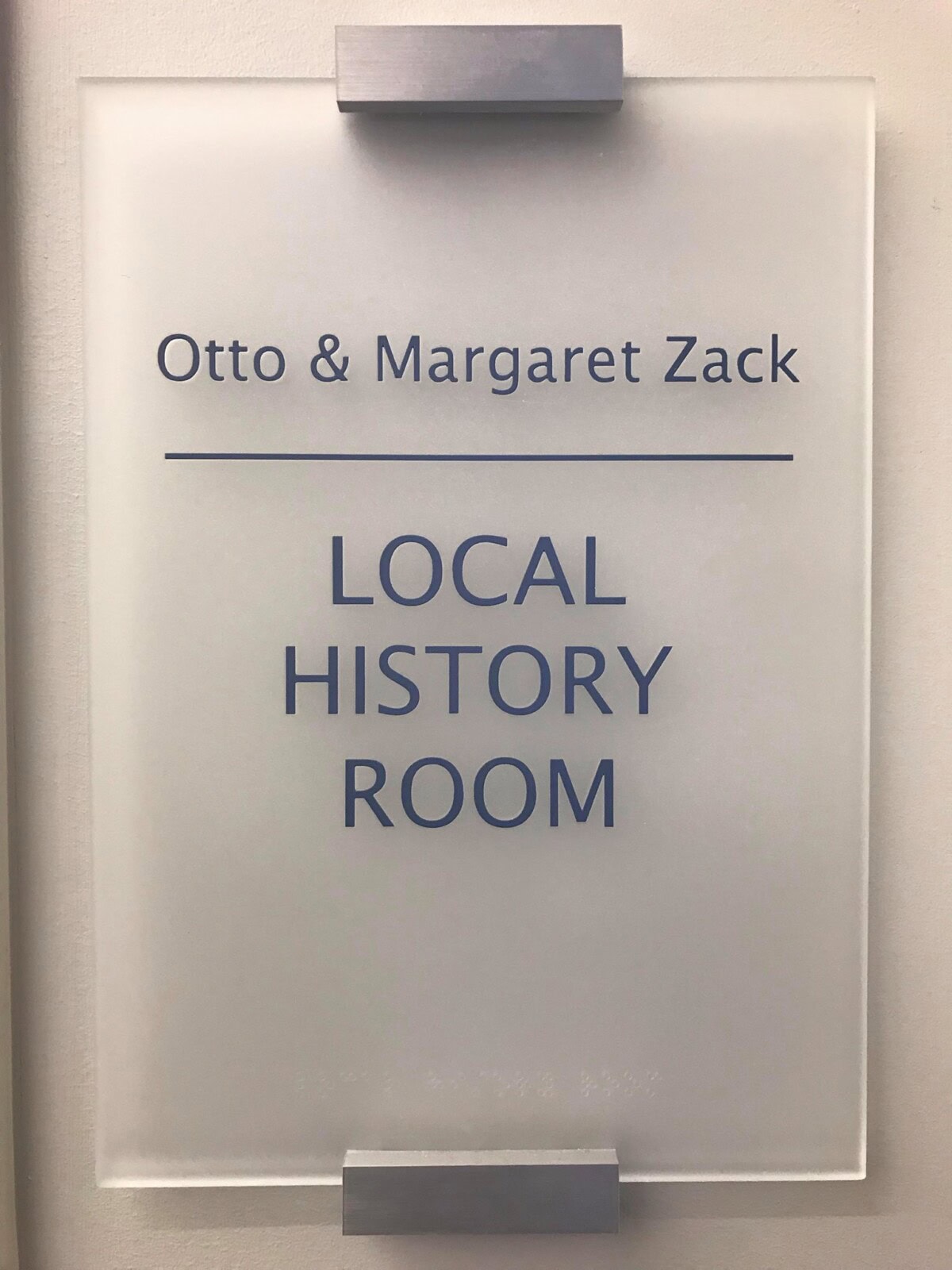 local history room