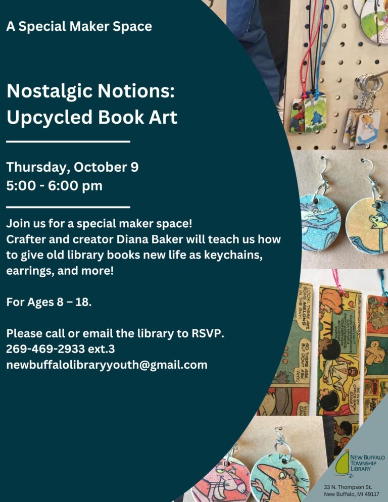 New Buffalo Township Library Books, Digital Resources & Events