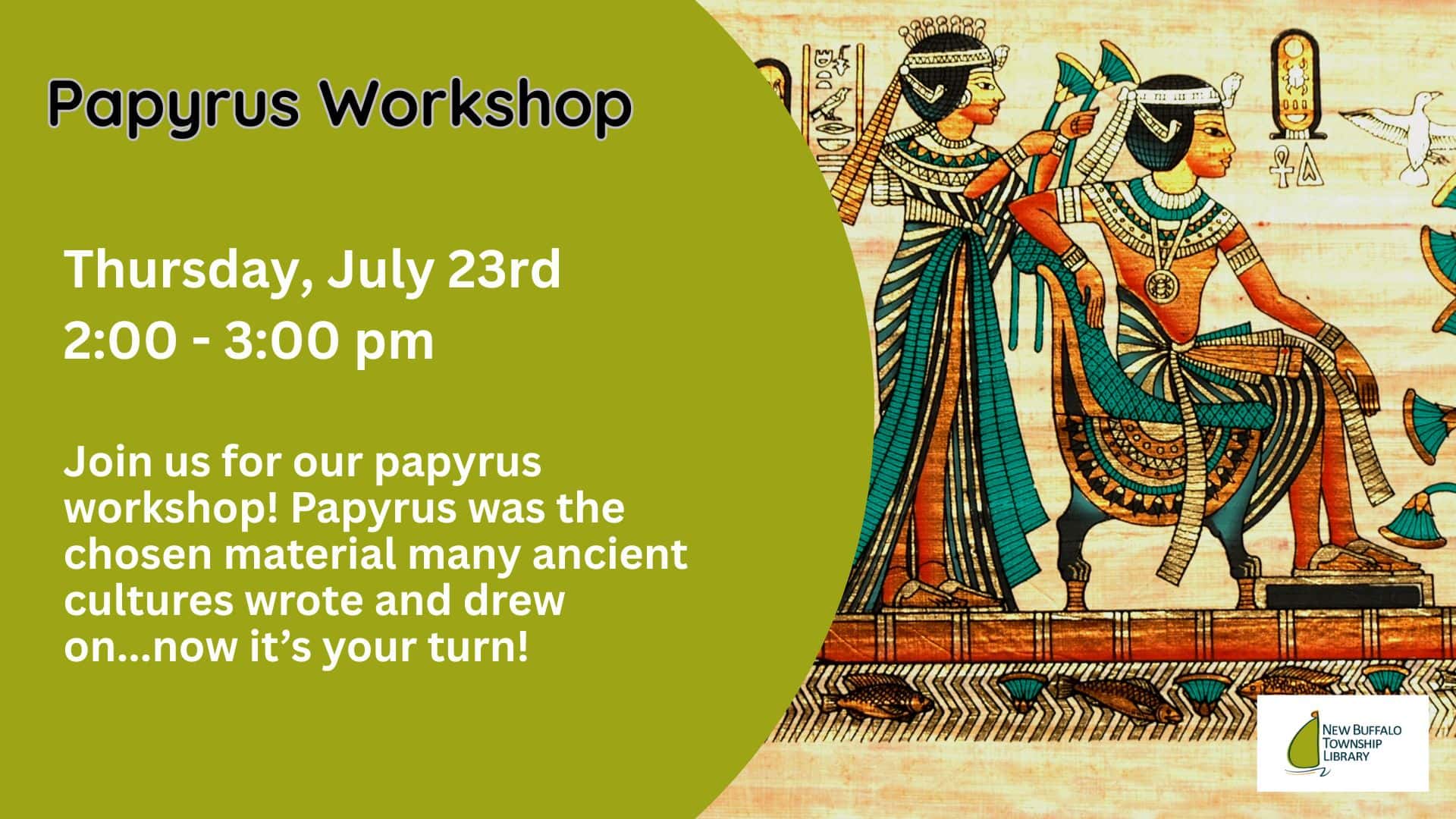 papyrus workshop facebook event cover