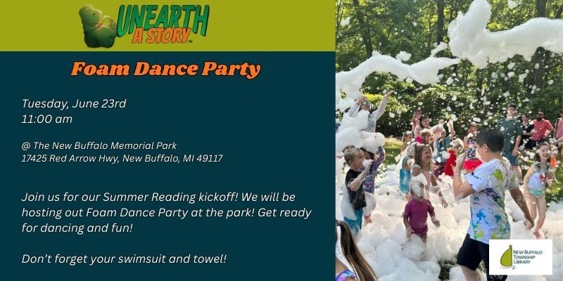 summer reading 2026 foam dance party website