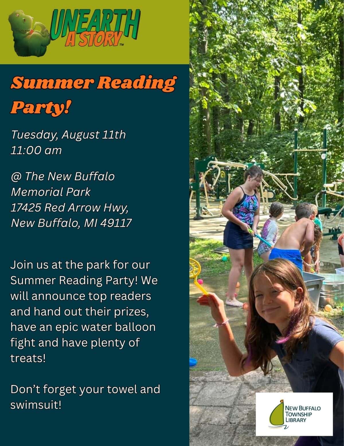 summer reading 2026 summer reading party 8.5x11